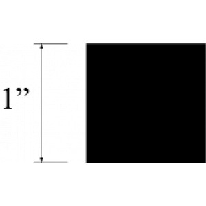 BARRA CUADRADA 1 plg NYLON S/L