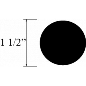 BARRA REDONDA 1 1/2 plg NYLON 6/6 101 GRIS