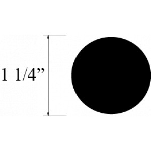 BARRA REDONDA 1 1/4 plg NYLON P ACETAL