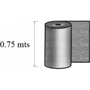 TELA MOSQUITERO FIBRA VIDRIO 0.75 mt NEGRO