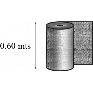 TELA MOSQUITERO FIBRA VIDRIO 0.60 mt GRIS