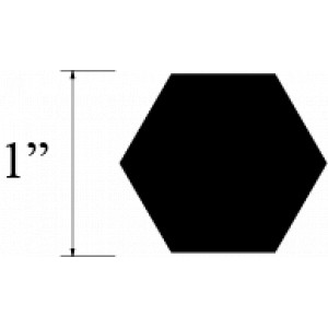 VARILLA HEXAGONAL LATON 1 plg