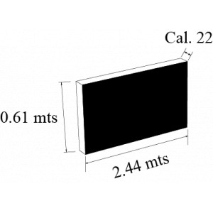 LAMINA LATON HOJA cal 22