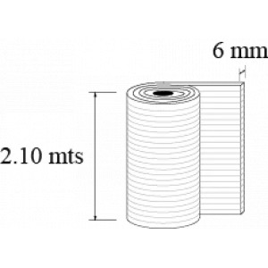 LAMINA POLICARBONATO CELULAR 2.10 mt X6 mm COLOR