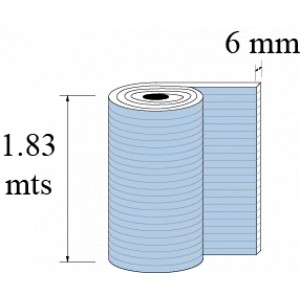 LAMINA POLICARBONATO CELULAR 1.83 mt X6 mm AZUL