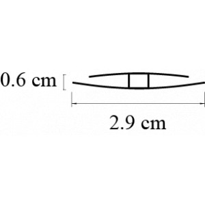 MOLDURA UNION BARRA DIVISION 2.44 mt