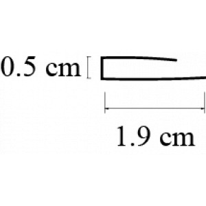 MOLDURA FINAL REMATE TOP 2.44 mt