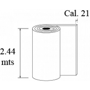 LAMINA ALUMINIO cal 21 TOLDO 2.44 mt