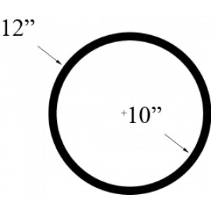 BUJE 12 X 10 plg NYLON 6/6M