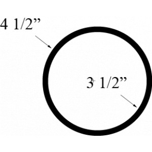BUJE 4 1/2 X3 1/2 plg NYLON S/L X/L