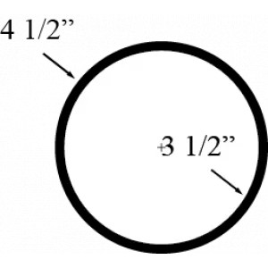 BUJE 4 1/2 X3 1/2 plg NYLON 6/6 M