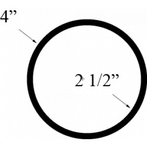 BUJE 4 X2 1/2 plg NYLON 6/6 M