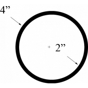 BUJE 4 X2 plg NYLON 6/6 M