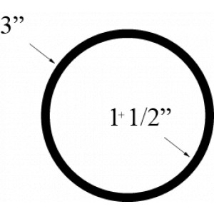BUJE 3 X1 1/2 plg NYLON S/L X/L