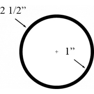 BUJE 2 1/2 x1 plg NYLON 6/6 M