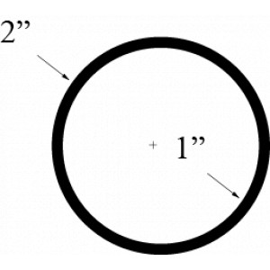 BUJE 2 X 1 plg NYLON S/L X/L